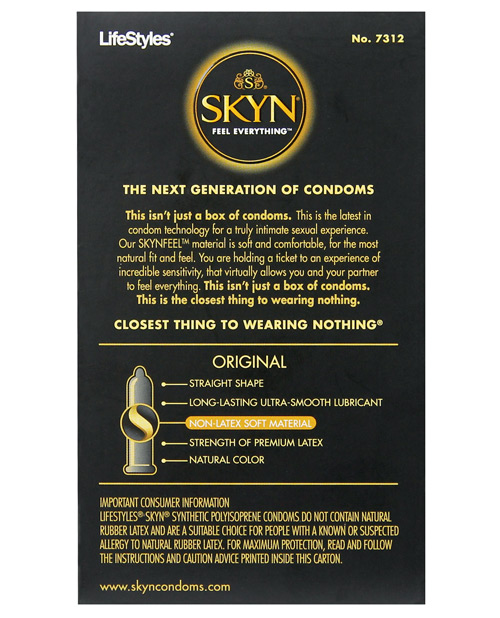 Lifestyles SKYN Non-Latex - Box of 12