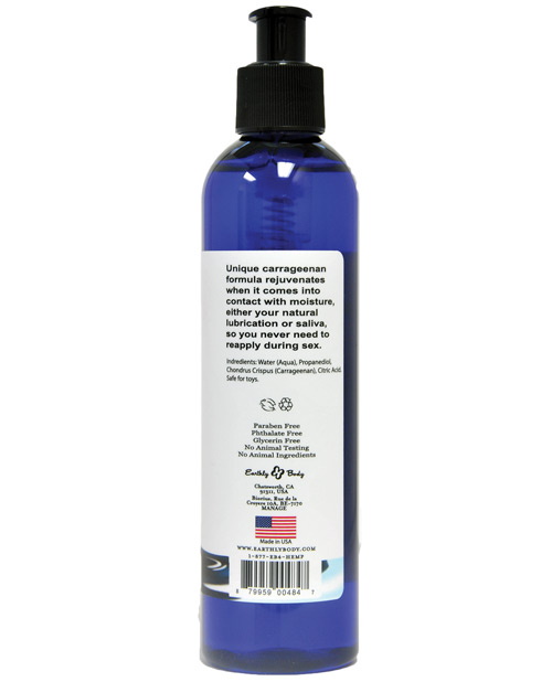 Earthly Body Waterslide Personal Lubricant w/Carrageenan - 4 oz Bottle