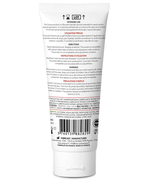 EXSENS of Paris Organic Massage Oil - 50 ml White Peach