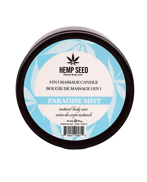 Earthly Body Summer 2023 3 in 1 Massage Candle - 6 oz Paradise Mist