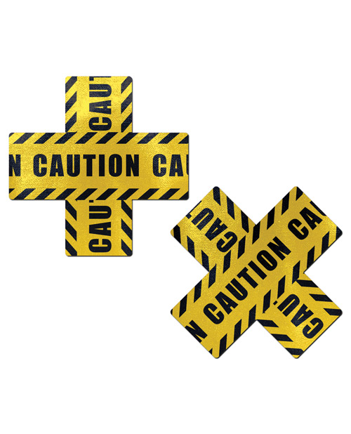 Pastease Premium Caution Cross - Black/Yellow O/S