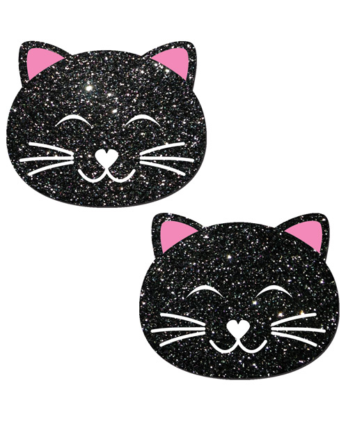 Pastease Premium Glitter Black Cat - Black O/S