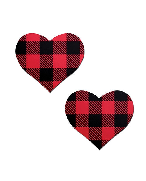 Pastease Premium Holiday Hearts  - Plaid O/S