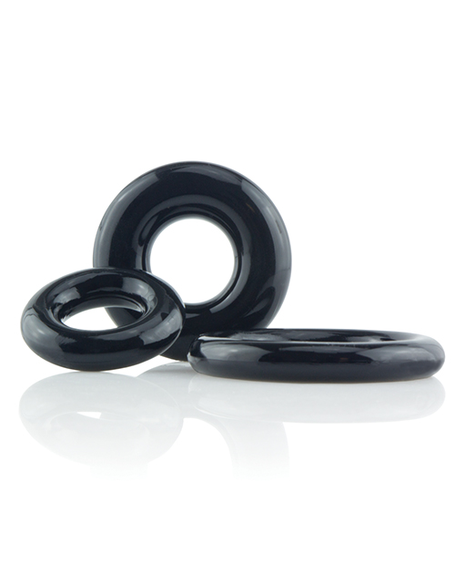 Screaming O RingO - Black Pack of 3