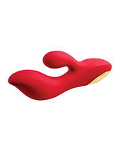 Adam & Eve Eve's Big & Curvy G Dual Stimulating Vibe - Red/Gold