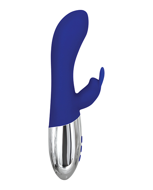 Adam & Eve Royal Rabbit Warming Vibrator - Blue