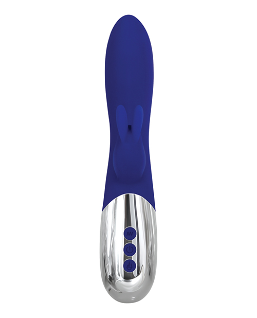 Adam & Eve Royal Rabbit Warming Vibrator - Blue