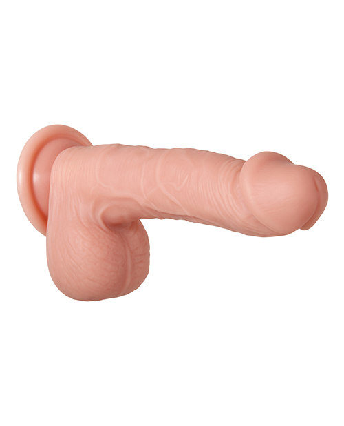 Adam & Eve Adam's Warming Rotating Power Boost Dildo - Light
