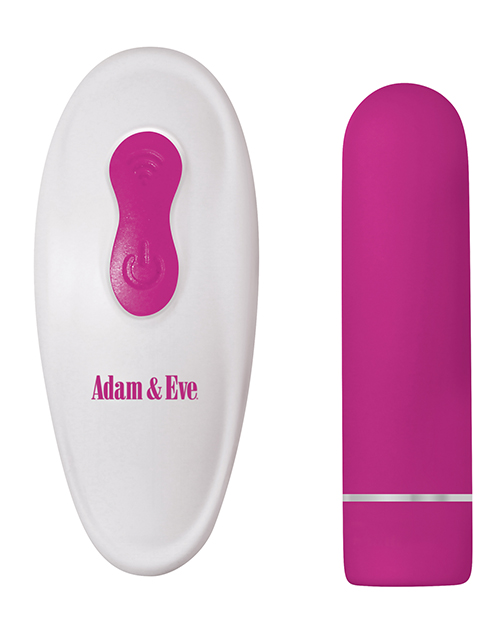 Adam & Eve Eve's Rechargeable Remote Control Bullet - Pink/White