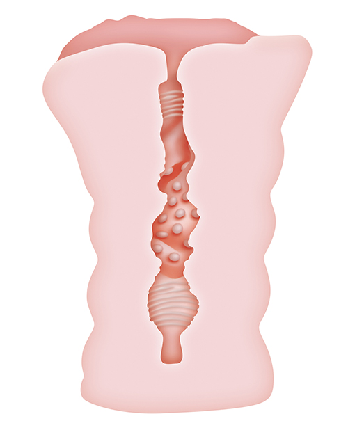 Adam & Eve Juicy Lucy Self Lubricating Stroker - White