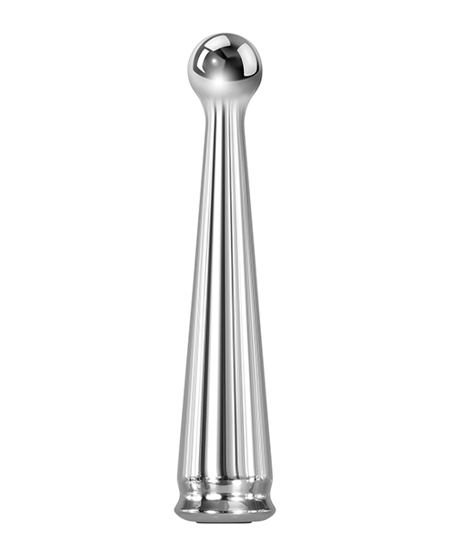 Adam & Eve Tease Me Rechargeable Metal Vibrator - Chrome