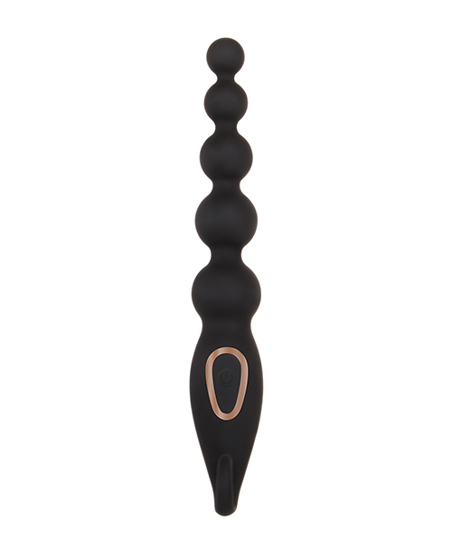 Adam & Eve Vibrating Anal Bead Stick - Black