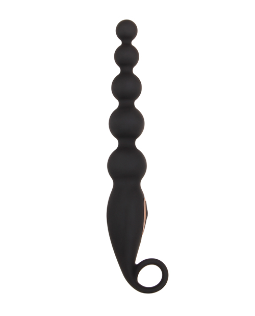 Adam & Eve Vibrating Anal Bead Stick - Black