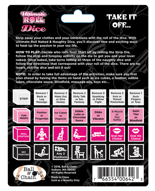 Ultimate Roll Naked & Naughty Dice