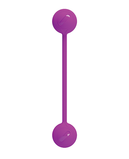 Pretty Love Weighted Silicone Kegel Ball III - Fuchsia