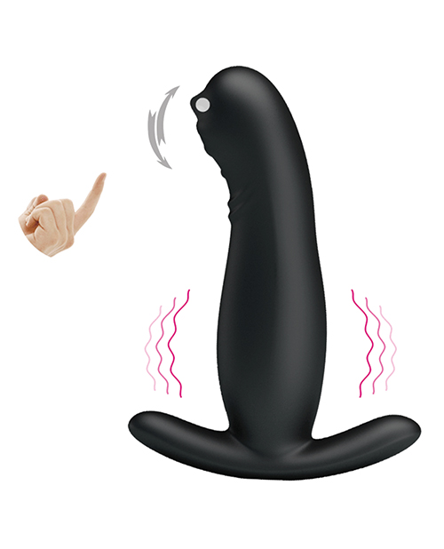 Pretty Love Eudora Vibrating Prostate Massager 7 Function - Black