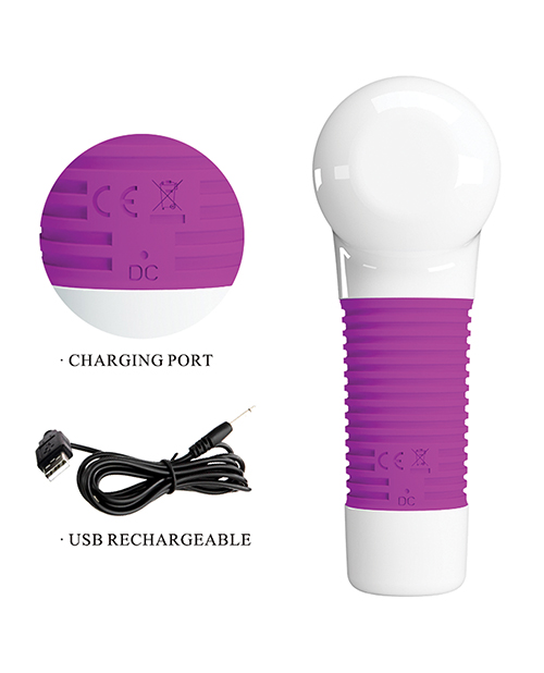 Pretty Love Super Power Fun Gun- White/Fuchsia