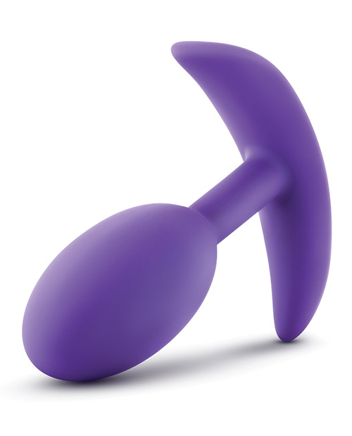 Blush Luxe Wearable Vibra Slim Plug Medium - Purple