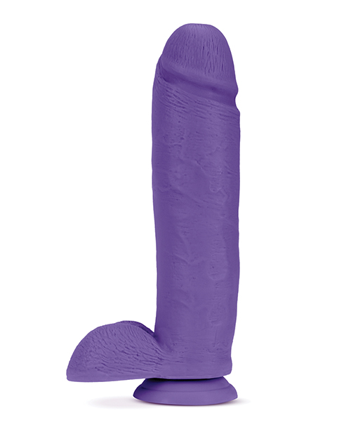 Blush Au Naturel Bold Huge 10" Dildo - Purple