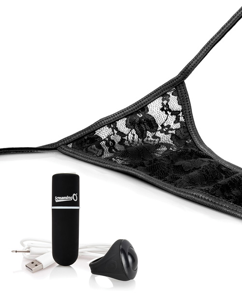 Screaming O My Secret Charged Remote Control Panty - Black