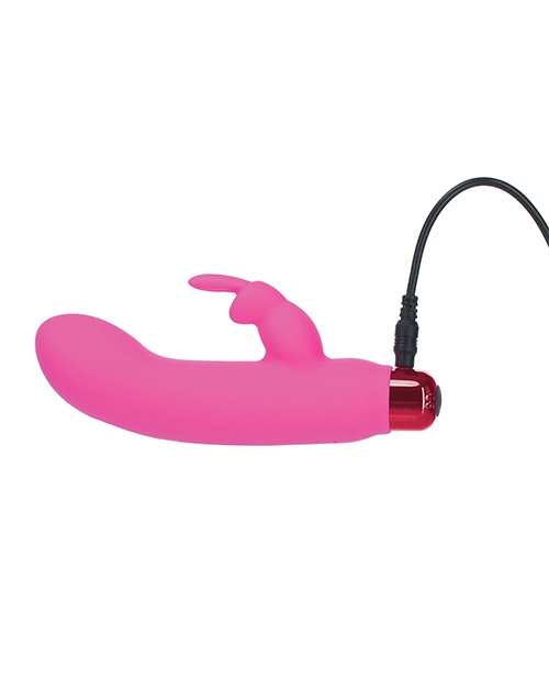 Alice's Bunny Rechargeable Bullet w/Rabbit Sleeve - 10 Functions Pink
