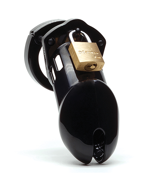 CB-6000 3 1/4" Cock Cage & Lock Set - Clear