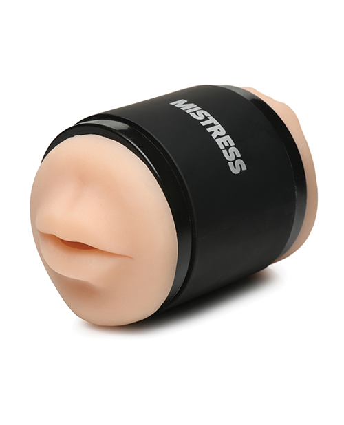 Curve Toys Mistress Double Shot Mini Masturbator Ass & Mouth - Light