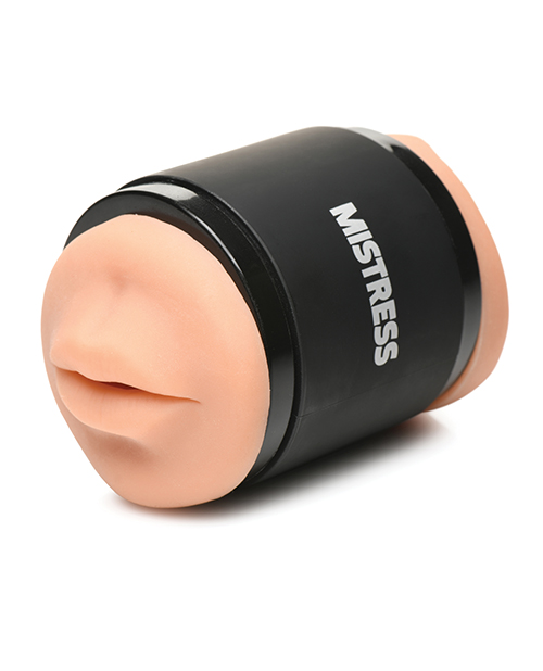 Curve Toys Mistress Double Shot Mini Masturbator Mouth & Pussy -  Medium