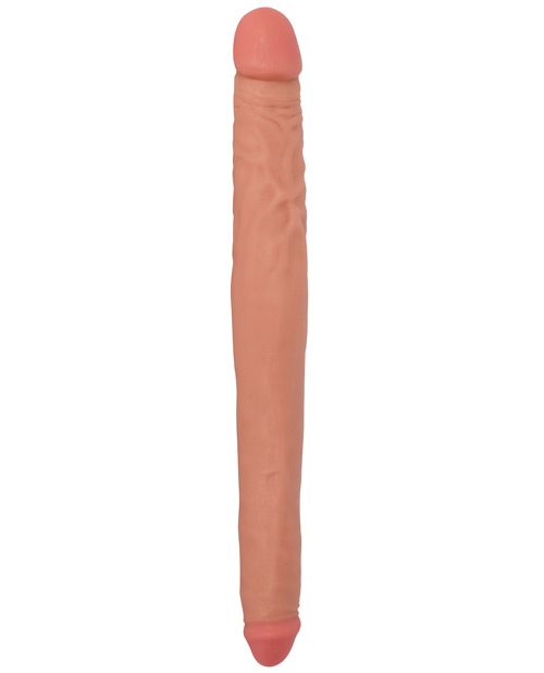 Curve Toys Jock 16" Double Dong  - Vanilla