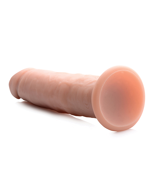 Curve Toys Big Shot 7" Vibrating 21X Silicone Dildo w/out Balls w/Remote - Light