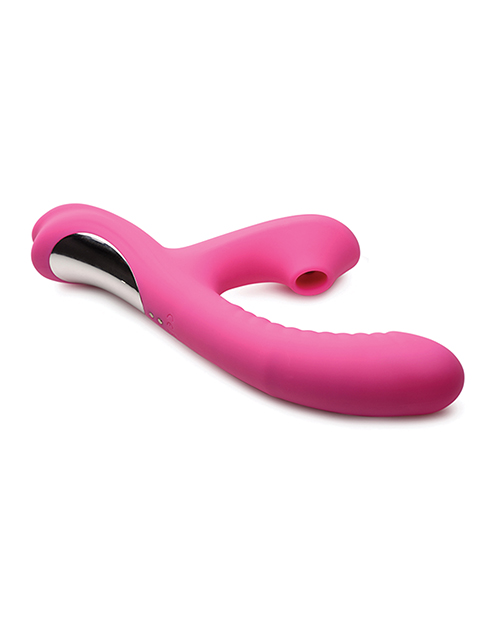 Curve Toys Power Bunnies Come Hither Suction Vibrator - Pink