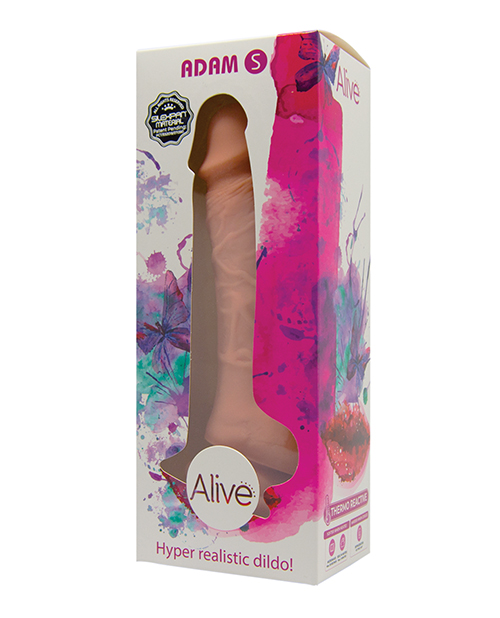 Alive Adam Hyper Realistic Dildo Small - Flesh