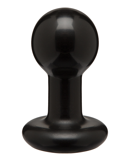 Round Butt Plug - Small Black