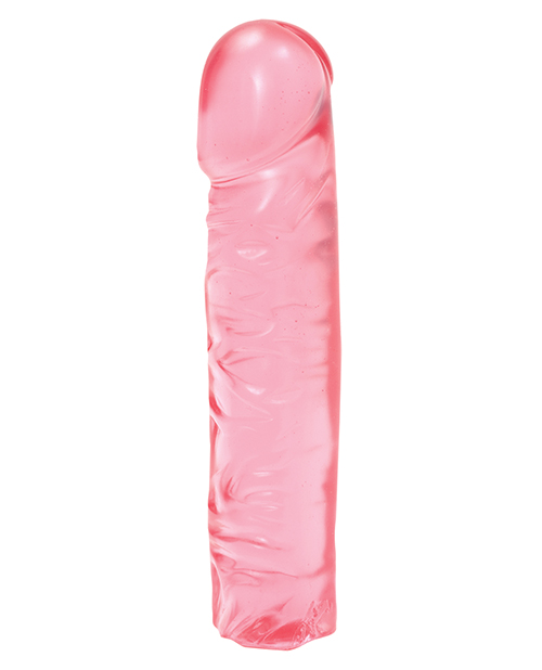 Crystal Jellies 8" Classic Dildo - Pink