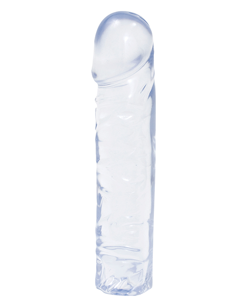 Crystal Jellies 8" Classic Dildo - Clear