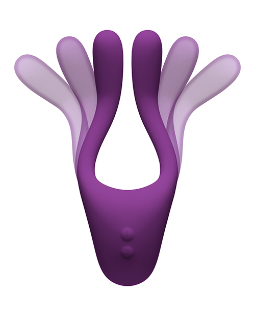 Tryst V2 Bendable Multi Zone Massager w/Remote - Purple