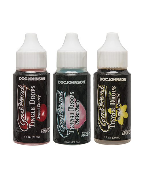 GoodHead Tingle Drops Kit - Sweet Cherry/Cotton Candy/French Vanilla