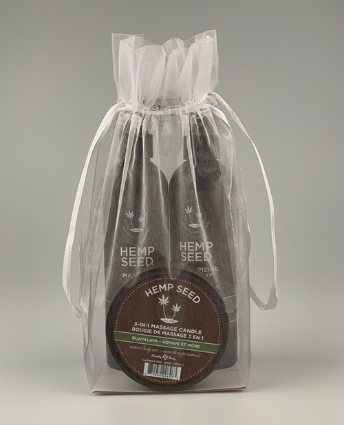 Earthly Body Bundle Buy Two Get One Free - Guava Oil Spray, Candle & Massage Lotion