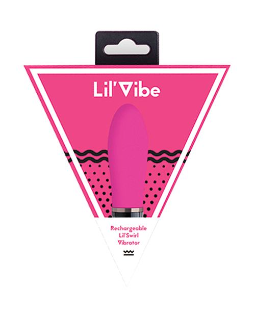 Lil' Vibe Swirl Rechargeable Vibrator - Pink