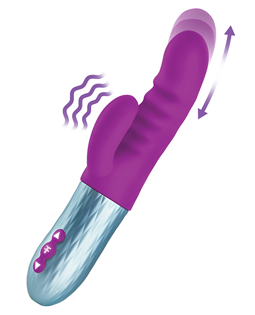 Femme Funn Essenza Thrusting Rabbit - Purple