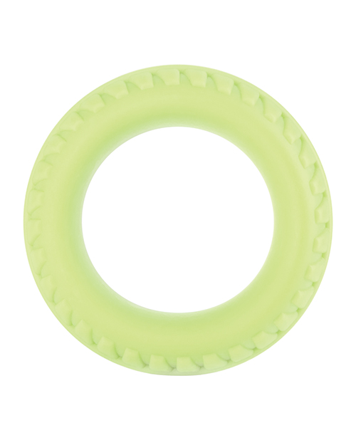 Forto F-12 35mm Liquid Silicone Cock Ring - Glow in the Dark