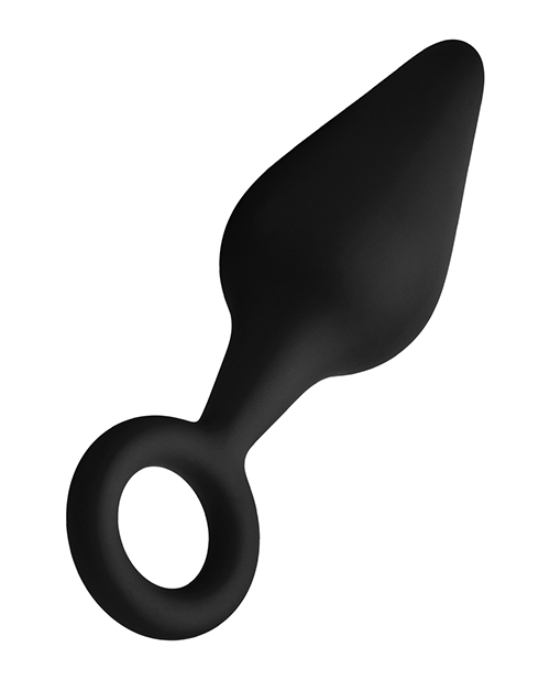 Forto F-10 Silicone Plug w/Pull Ring - Small Black