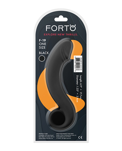 Forto F-19 Silicone Plug - Black