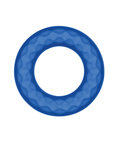 Forto F-15 Vibrating Cock Ring - Blue