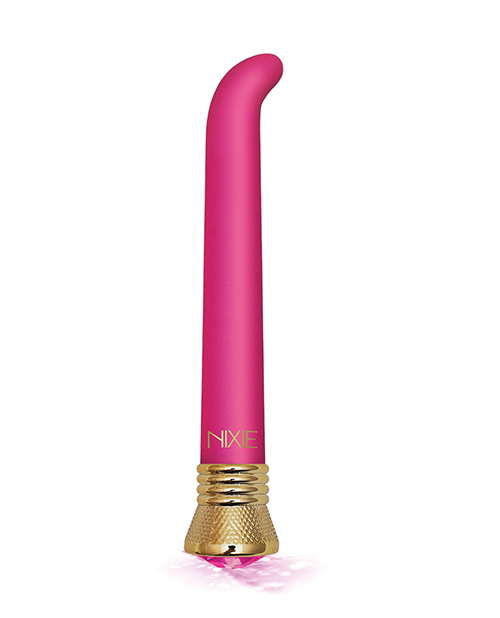 Nixie Mystic Wave Satin G-Spot Vibe - 10 Function Pink Tourmaline