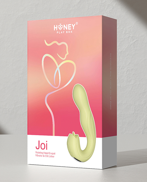 Joi Rotating Head G-Spot Vibrator & Clit Licker - Yellow