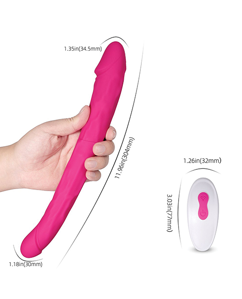 Sappho 12" Vibrating Double Ended Dildo