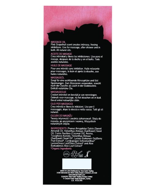 Intimate Earth Awake Massage Oil - 120 ml Pink Grapefruit