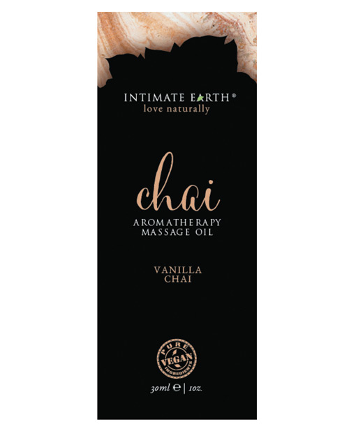 Intimate Earth Chai Massage Oil - 120 ml Vanilla & Chai