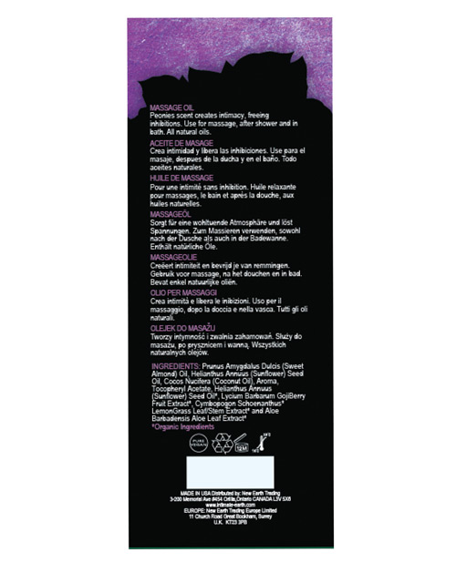 Intimate Earth Bloom Massage Oil - 120 ml Peony Blush